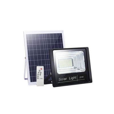 LED projector 25W with solar panel and battery